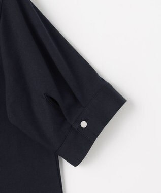 J.PRESS LADIES ドライコットン ポロ カットソー ネイビー系