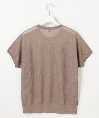 J.PRESS LADIES L 【WEB限定カラーあり・洗える】Vis/Peスパーク ストライプ ニット 【WEB限定カラー】モカ系