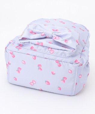 ANY KIDS 【Strawberry Collection】【10L容量】いちご総柄リュック ラベンダー