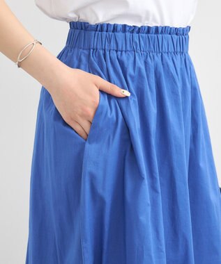 earth music&ecology クリンクルスカート Blue