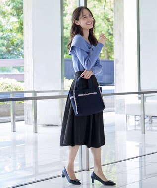 Tiaclasse ポケットフレアスカート ブラック