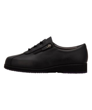 ASICS WALKING ペダラ レディース 4E 2.5CMヒール ブラック系