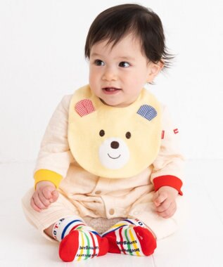 MIKI HOUSE HOT BISCUITS 顔ドンシリーズ はっ水素材 スタイ