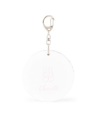 Chacott バレリーナミラーキーホルダー オフホワイト