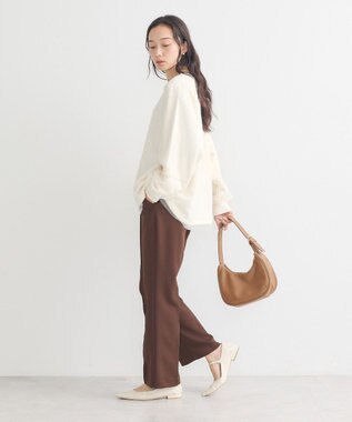 earth music&ecology シアーレイヤードプルオーバー Ivory