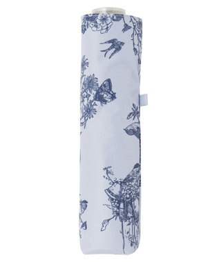 MOONBAT Fuwacool(フワクール) フワクールホワイト 晴雨兼用日傘 折りたたみ傘 トワルドジュイ 軽量 一級遮光／遮熱／UV スカイブルー