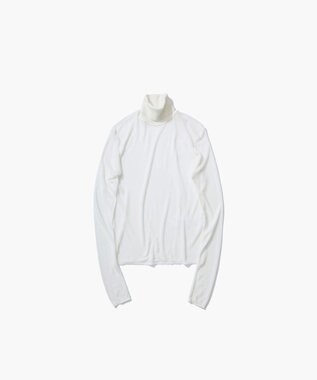 ATON TENCEL SILK CIRCULER RIB | タートルネックセーター