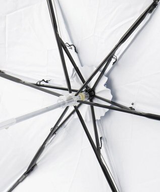 MOONBAT Fuwacool(フワクール) フワクールホワイト 晴雨兼用日傘 折りたたみ傘 トワルドジュイ 軽量 一級遮光／遮熱／UV スカイブルー