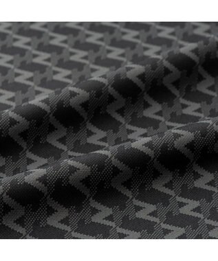 ZERO HALLIBURTON ZH モノグラム ポロシャツ ZHG-A4S6 82816 ゴルフウェア ブラック