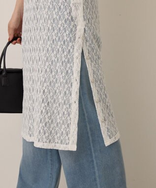AMERICAN HOLIC レースＴシャツワンピース Off White