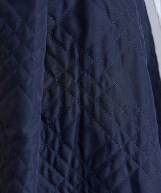 Tiaclasse ミモレ丈中綿スカート ネイビー