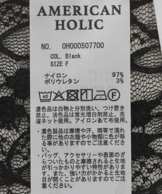 AMERICAN HOLIC レースＴシャツワンピース Black
