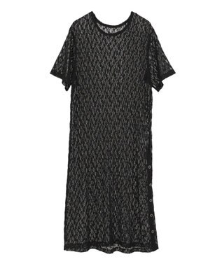 AMERICAN HOLIC レースＴシャツワンピース Black