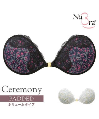BRADELIS New York 【NuBra / ボリュームアップ】パテッドヌーブラ セレモニー デザインヌーブラ ブラック