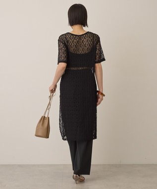 AMERICAN HOLIC レースＴシャツワンピース Black