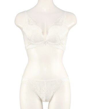 San-ai Resort（三愛水着楽園） 【SALE】【northerly bra フィットシリーズ 谷間美人】谷間美人ブラセット ホワイト