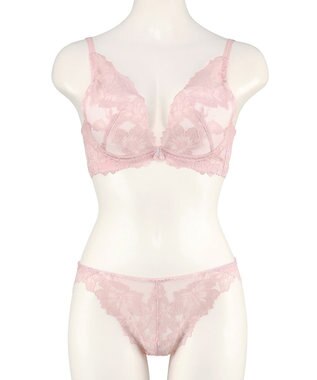 San-ai Resort（三愛水着楽園） 【SALE】【northerly bra フィットシリーズ 谷間美人】谷間美人ブラセット ピンク