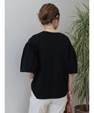 AMERICAN HOLIC ボリュームスリーブカットプルオーバー Black