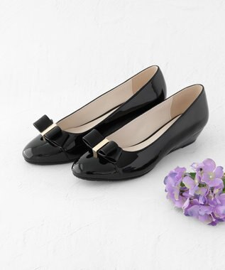 TOCCA 【選べる2デザイン・晴雨兼用】PAIR OF KNOT RAINPUMPS レインパンプス ブラック系