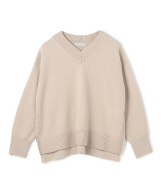 【野呂佳代さん着用】カシミヤブレンド Vネックニット