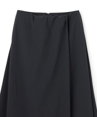 BEIGE， YANN / ラップタック フレアスカート Black