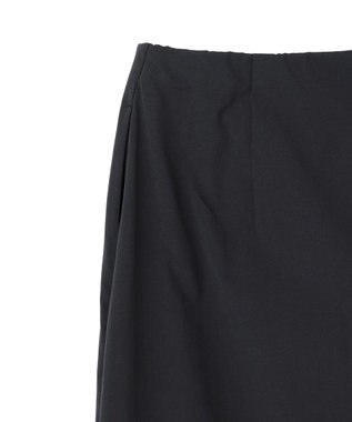 BEIGE， YANN / ラップタック フレアスカート Black