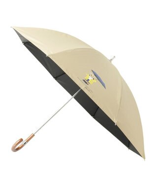 MOONBAT 【軽量】POLO RALPH LAUREN 晴雨兼用日傘 長傘 レインベア／一級遮光 遮熱 UV ベージュ