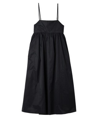 Green Parks ナイロンキャミワンピース Black