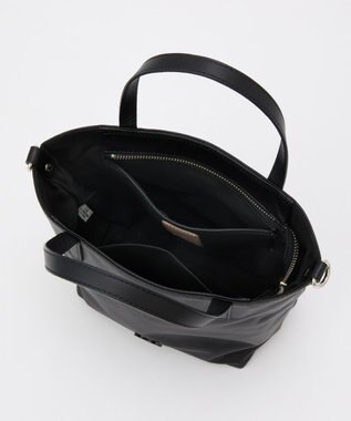 russet レザー2WAYミニトートバッグ(CE-1664) Black