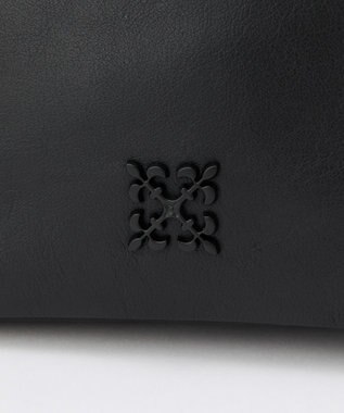 russet レザー2WAYミニトートバッグ(CE-1664) Black