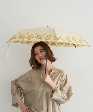 YECCA VECCA 【because】ミモザ刺繍ミニ Ivory