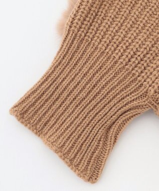 BEIGE， ALPO / ラビットファーグローブ Camel