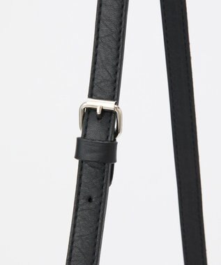 russet レザー2WAYミニトートバッグ(CE-1664) Black