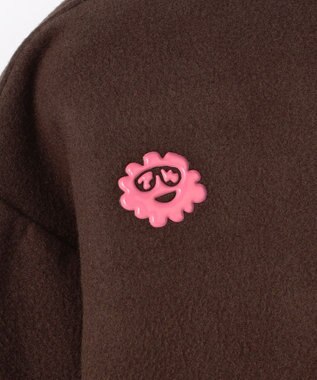 PW CIRCULUS 【起毛素材であたたか】【MEN】スピンドル付 両面起毛タートルネック ゴルフ ダークブラウン系