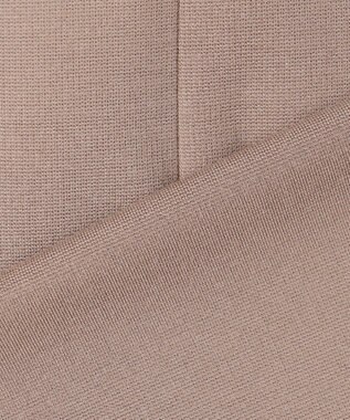 ICB L 【WEB限定・洗える】ヴィスコースストレッチポンチ イレギュラーヘムプルオーバー ブラウン系