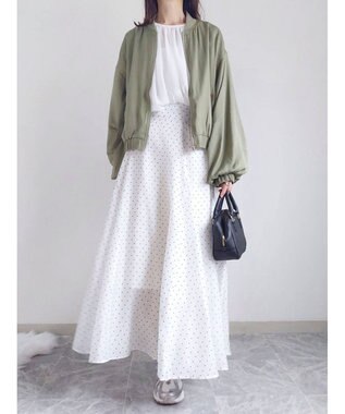 Green Parks AnriettMusee ボリュームシアーブラウス Off White