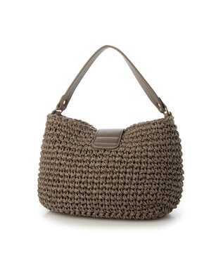 UNBILLION cachecache 差し込みフラップ2wayワンハンドルクロッシェトート グレー