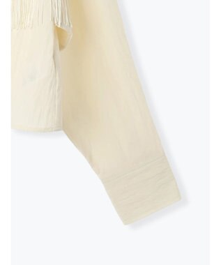 Te chichi フリンジショートシャツ《2025Autumn catalog vol.2 item》 オフホワイト