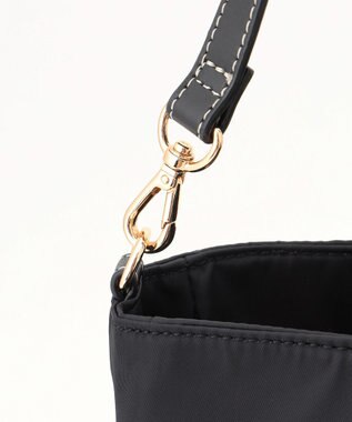 LA BAGAGERIE ひねり金具付きエレガンストート　Mサイズ ブラック