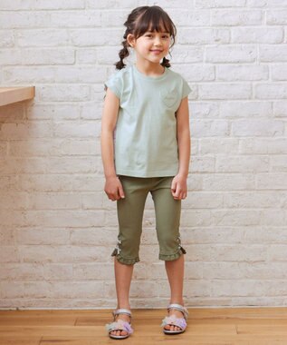 ANY KIDS バックシャン Tシャツ ミント×アイス