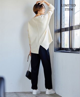 ICB L 【WEB限定】ファインメリノバルキー プルオーバー オフホワイト系