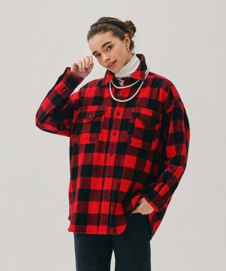 LENO BUFFALO CHECK WORK SHIRTS 【UNISEX】 / チェック柄ワークシャツ