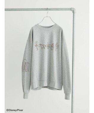 Green Parks ＴＯＹ　ＳＴＯＲＹ／フロッキー裏毛プルオーバーII Gray Mixture