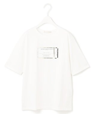 ICB 【新色追加・接触冷感・UVケア・洗える】 ロゴTEE オフホワイト系