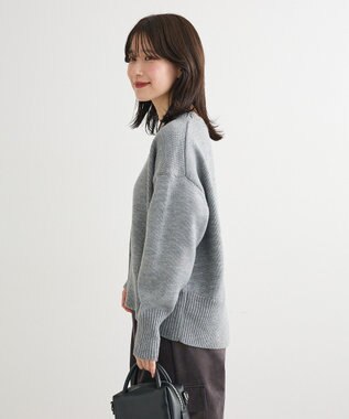 Green Parks こなれ主役ニットプルオーバー Gray