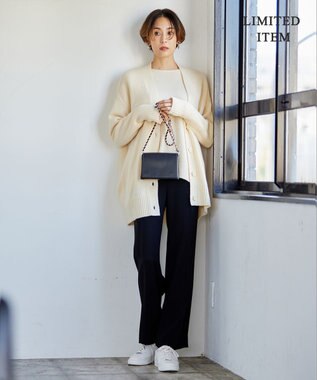 ICB L 【WEB限定】ファインメリノバルキー プルオーバー オフホワイト系