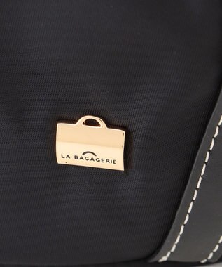 LA BAGAGERIE ひねり金具付きエレガンストート　Mサイズ ブラック