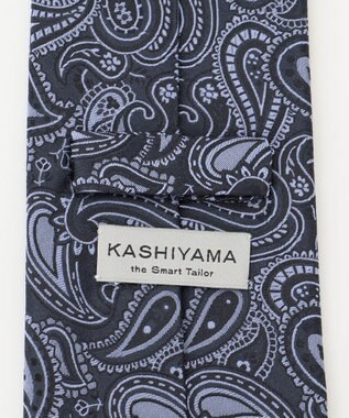 KASHIYAMA KASHIYAMAオリジナル【JAPAN MADE】ペイズリーネクタイ ブルー
