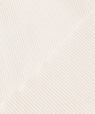 uncrave 【洗濯機洗い可】リブ フレアスリーブポロニット（uncrave STANDARD） エクリュ