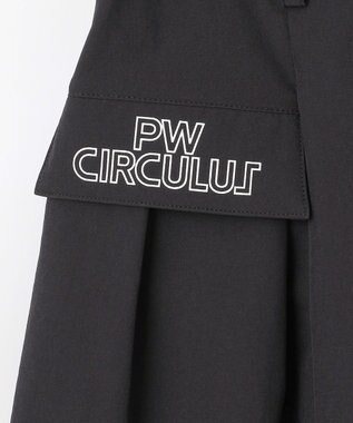 PW CIRCULUS 【WOMEN】カーゴ プリーツスカート ゴルフウェア レディース ブラック系